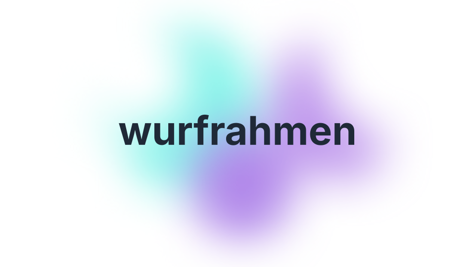 wurfrahmen